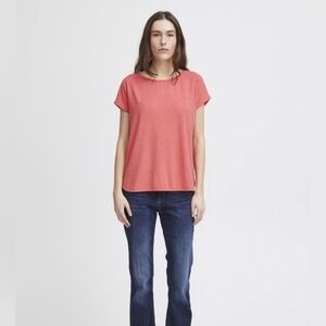 Ichi Ihrebel T-Shirt Tee Shirt Top Calypso Coral M
